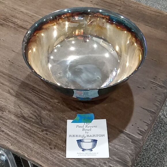 Vintage The Paul Revere Bowl By Reed & Barton. Silver plated / well patinted - Picture 1 of 4